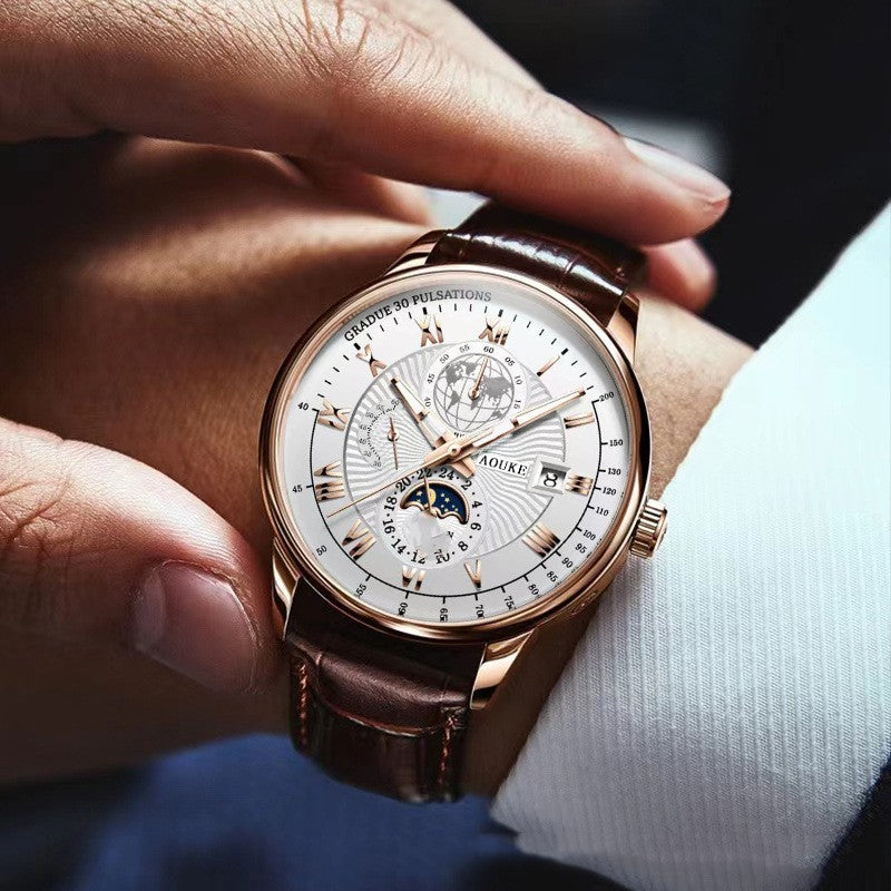 Men's Leather Watch