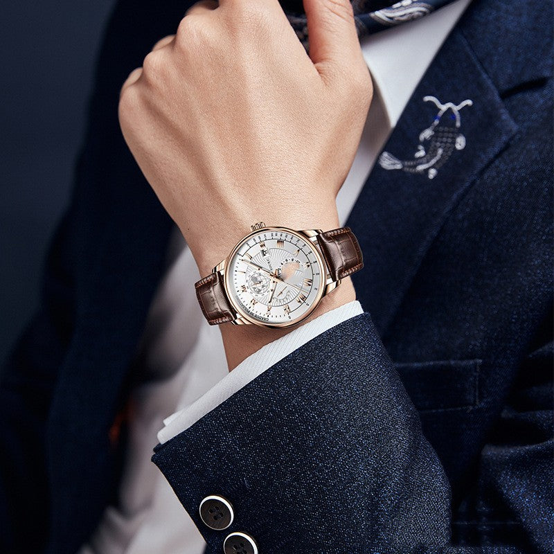 Men's Leather Watch