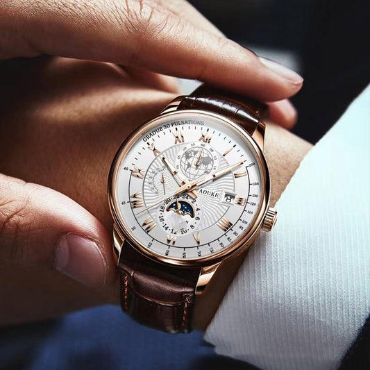 Men's Leather Watch