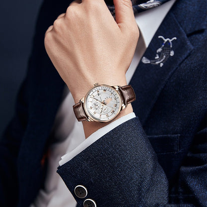 Men's Leather Watch